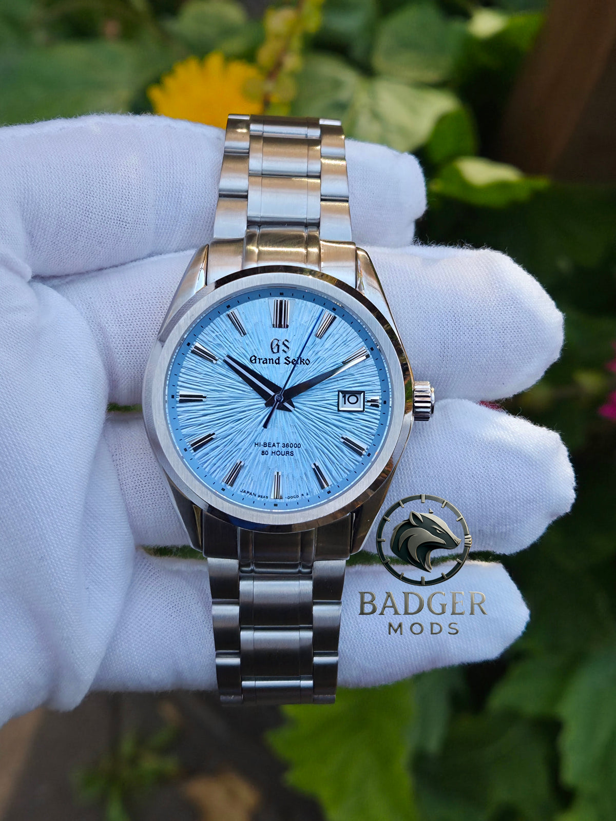 GRANDSEIKO LIGHT BLUE RADIATION DIAL