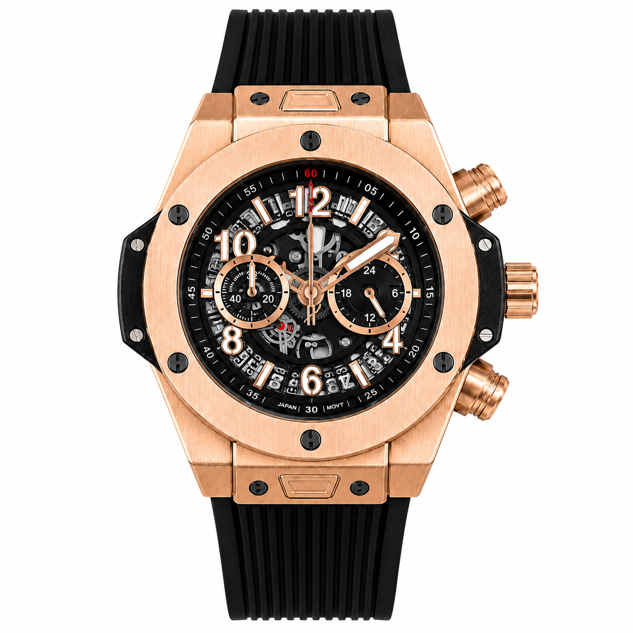 HUBLEIKO BIG-BANG OPEN ROSEGOLD CHRONO