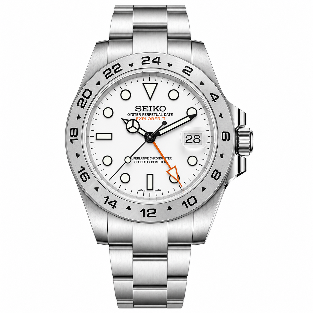 GMTEIKO EXPLORER II WHITE OYSTER
