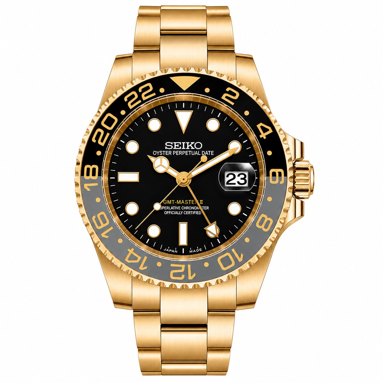 GMTSEIKO FULL GOLD ZOMBIE OYSTER