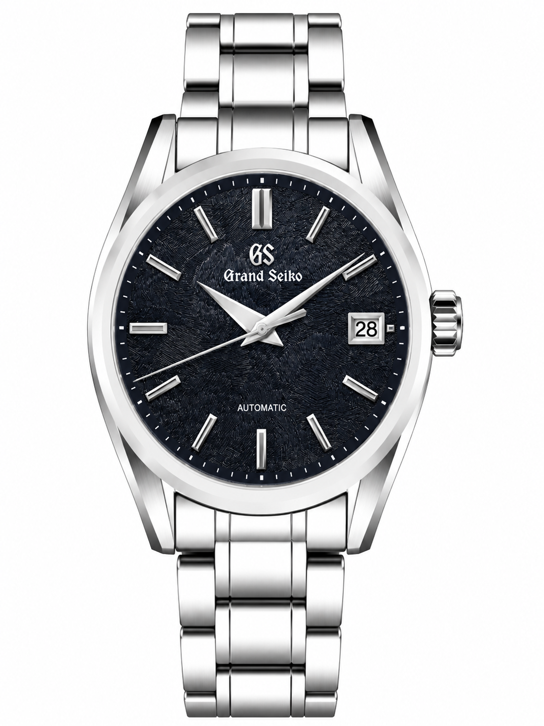 GRANDSEIKO BLACK TEXTURED DIAL