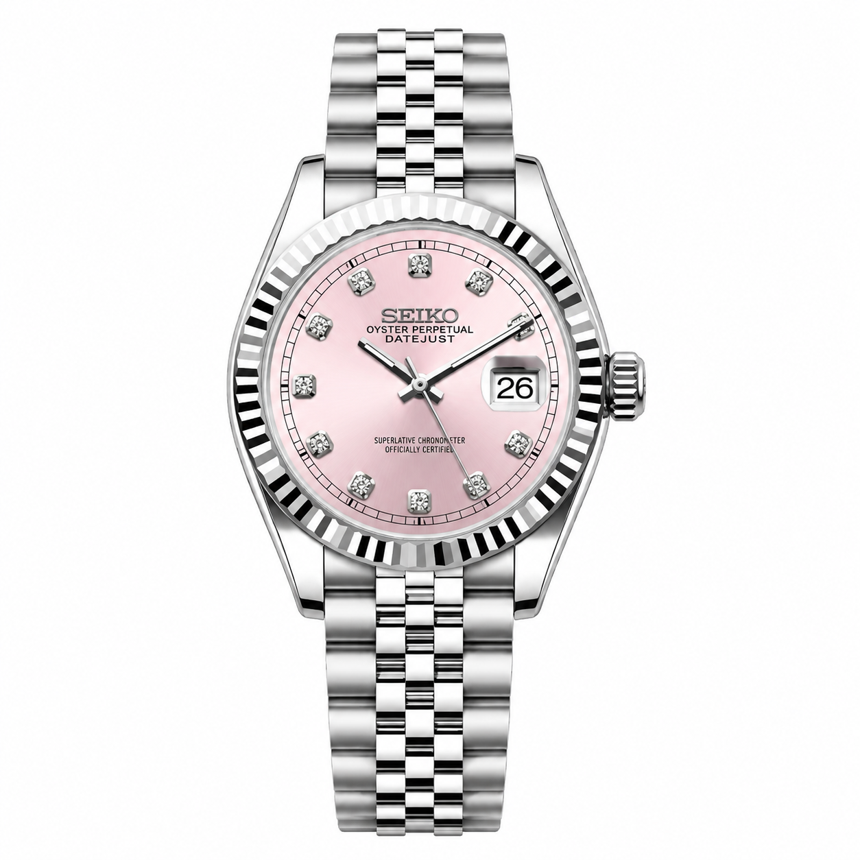 SEIKOJUST PINK DIMOND 31MM