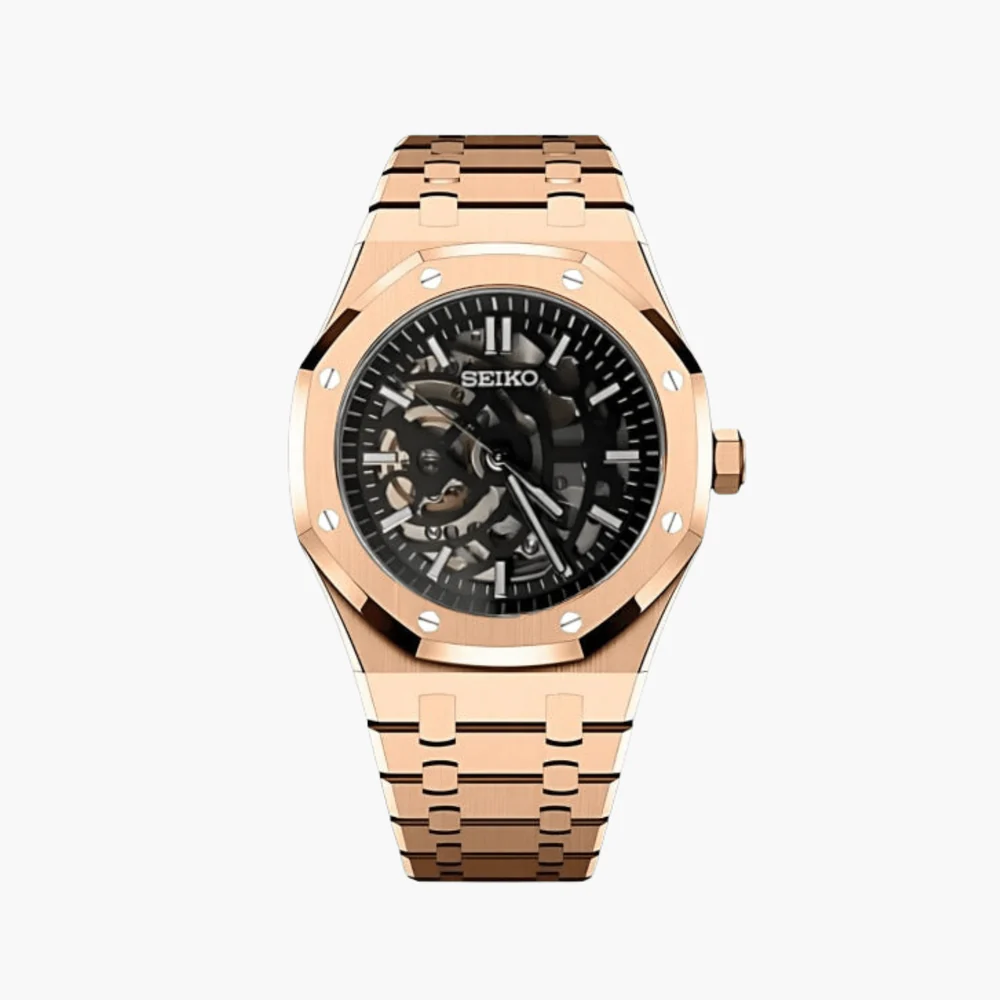 SEIKOAK ROSE GOLD SKELETON