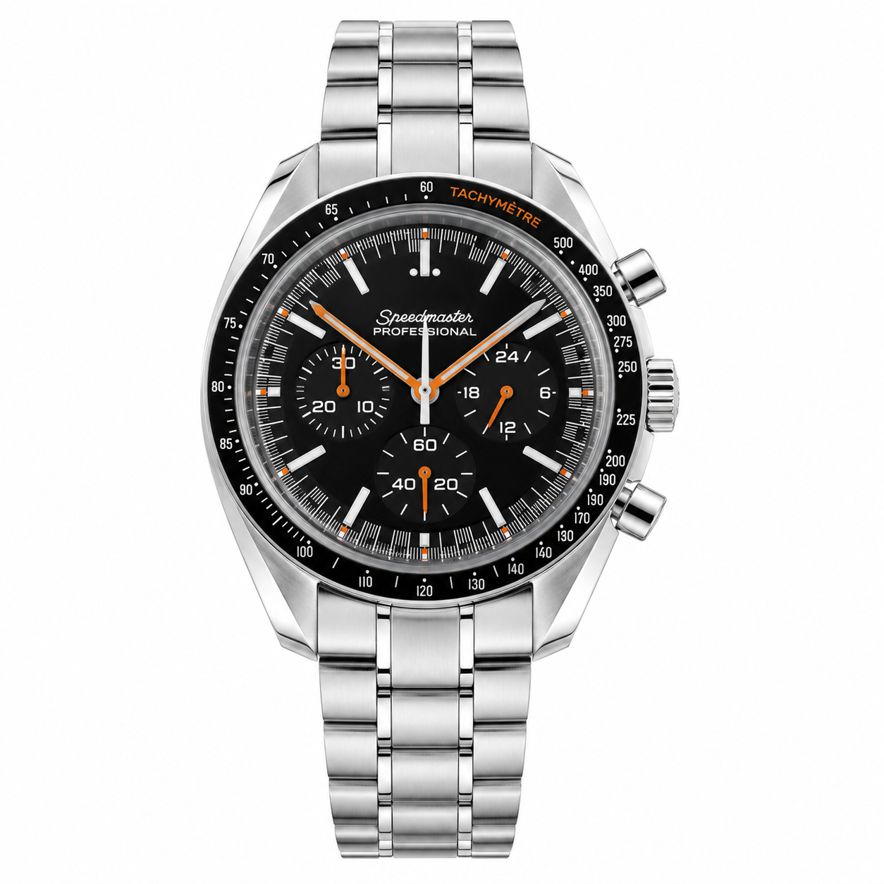 SPEEDSEIKO BLACK ORANGE ACCENTS
