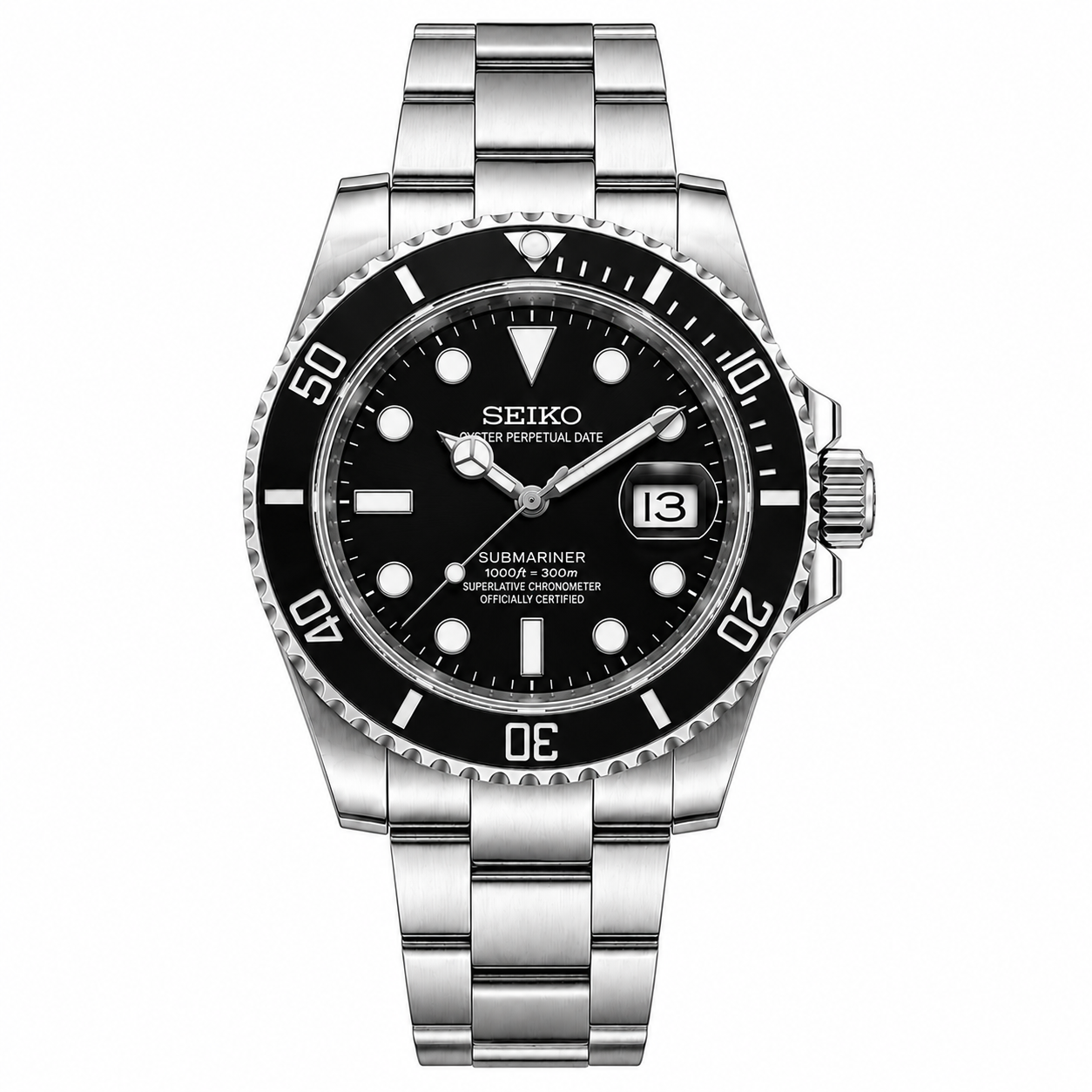 SUBSEIKO CLASSIC BLACK DATE