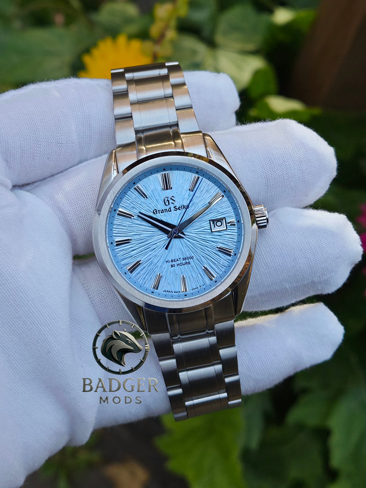 GRANDSEIKO LIGHT BLUE RADIATION DIAL