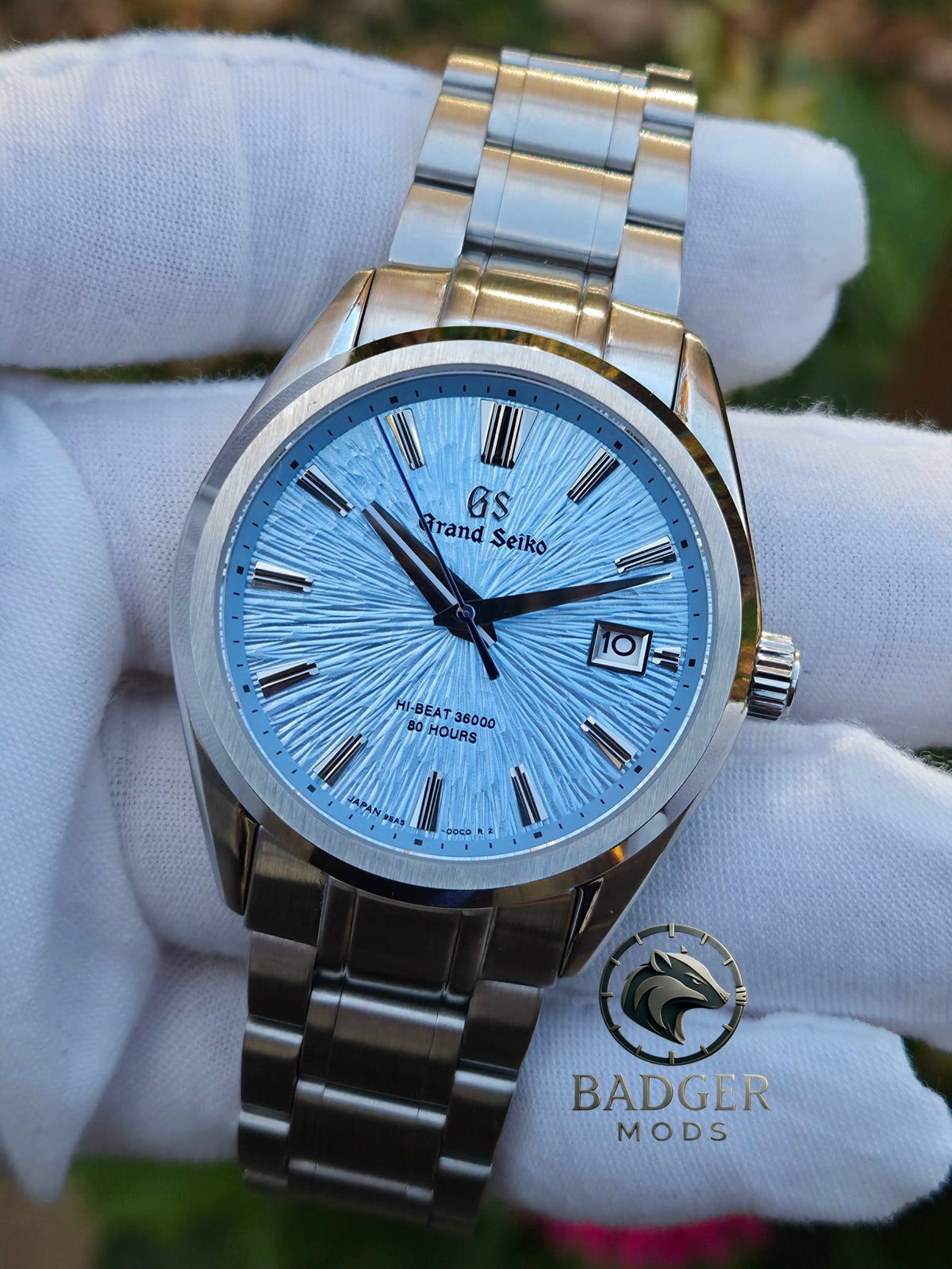GRANDSEIKO LIGHT BLUE RADIATION DIAL