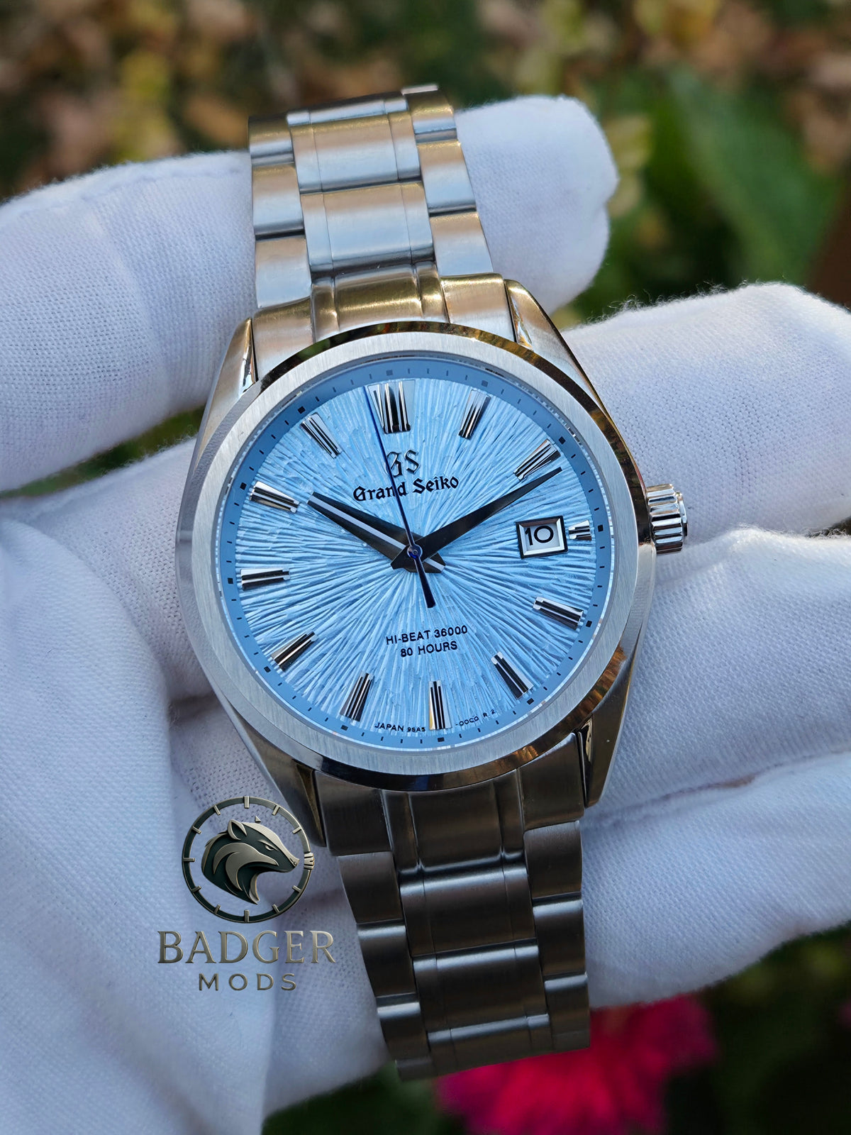 GRANDSEIKO LIGHT BLUE RADIATION DIAL
