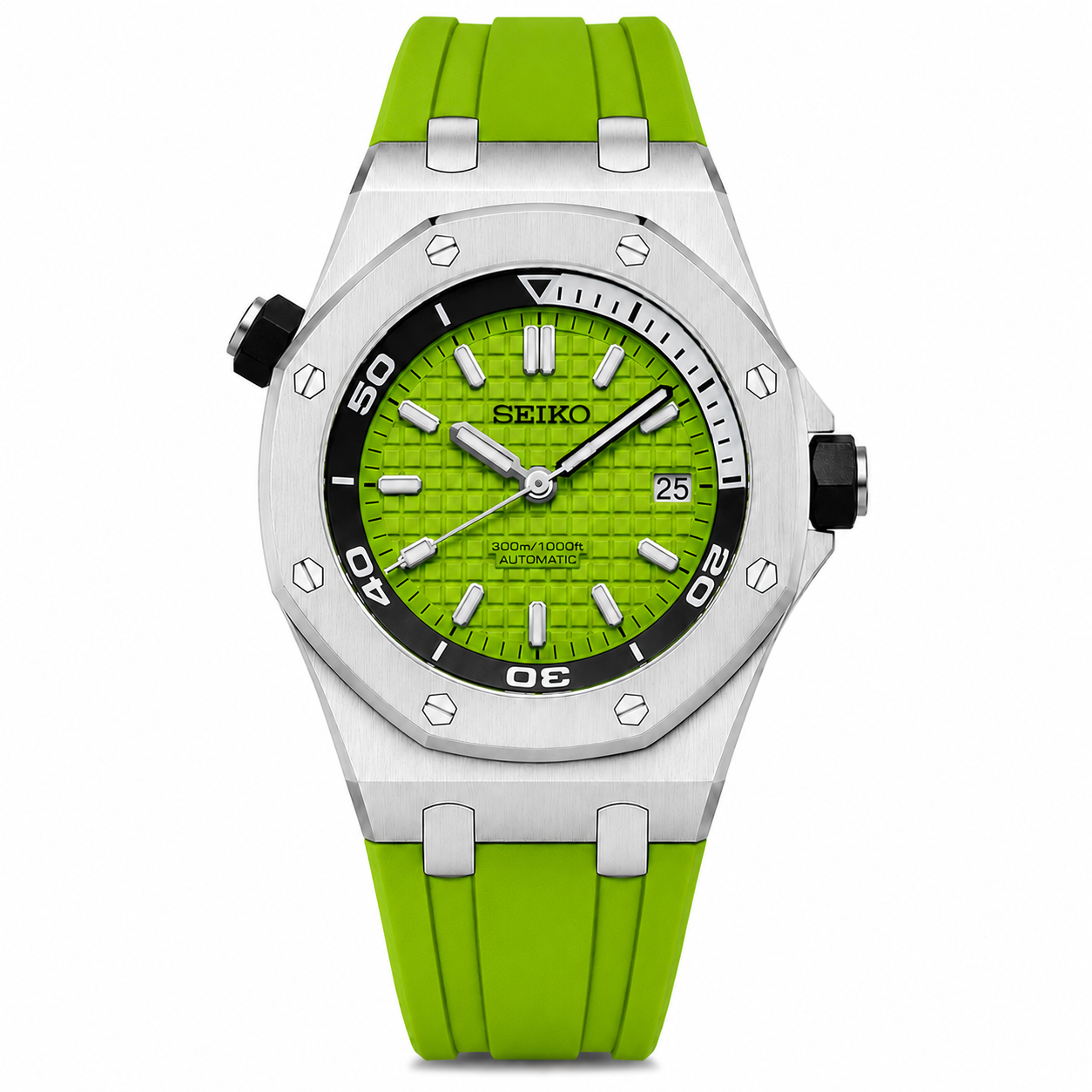 SEIKOAK OFFSHORE GREEN DIVER GREEN STRAP