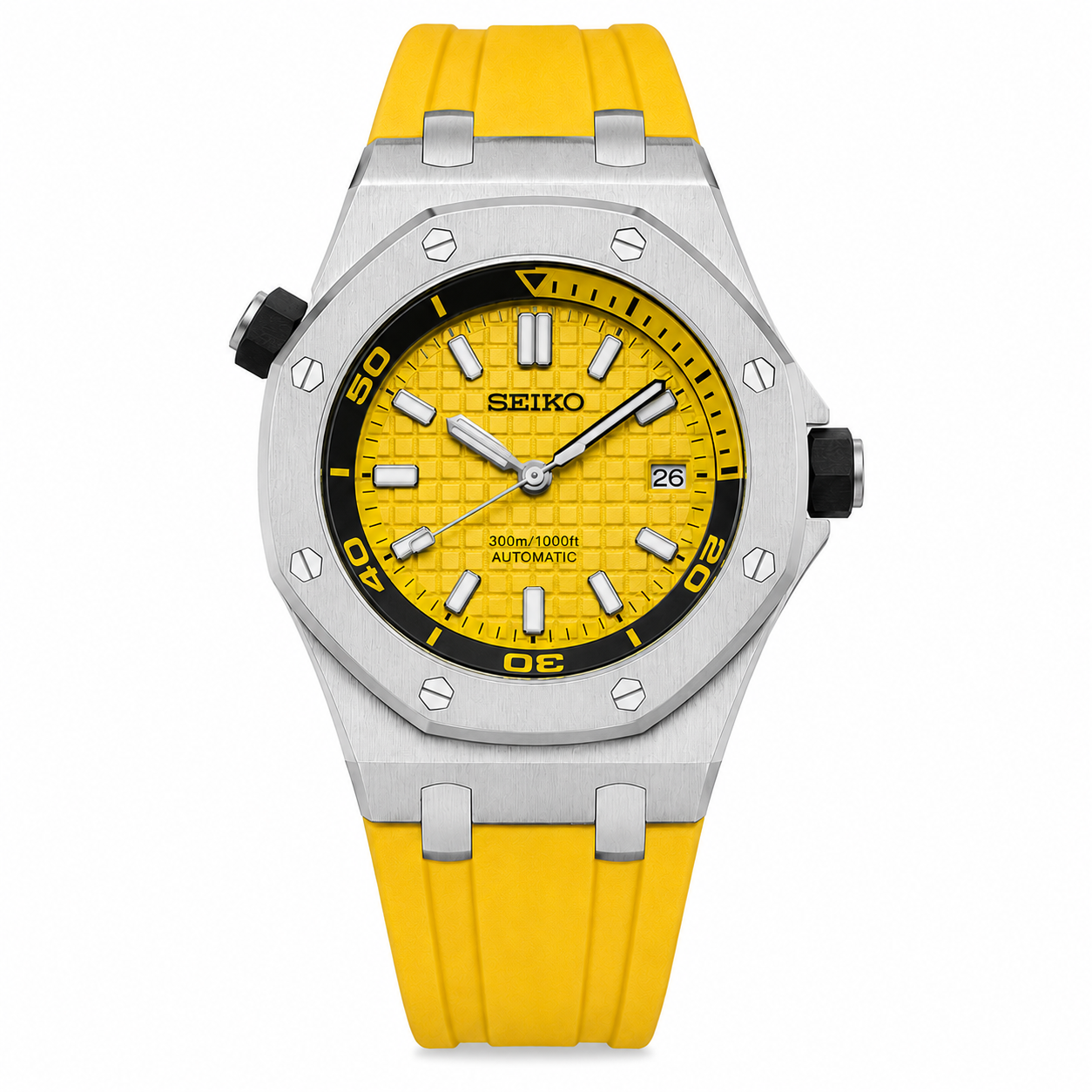 SEIKOAK OFFSHORE YELLOW DIVER YELLOW STRAP