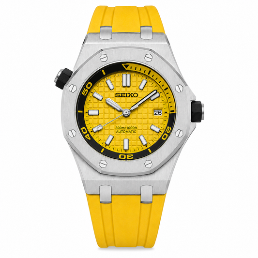 SEIKOAK OFFSHORE YELLOW DIVER YELLOW STRAP