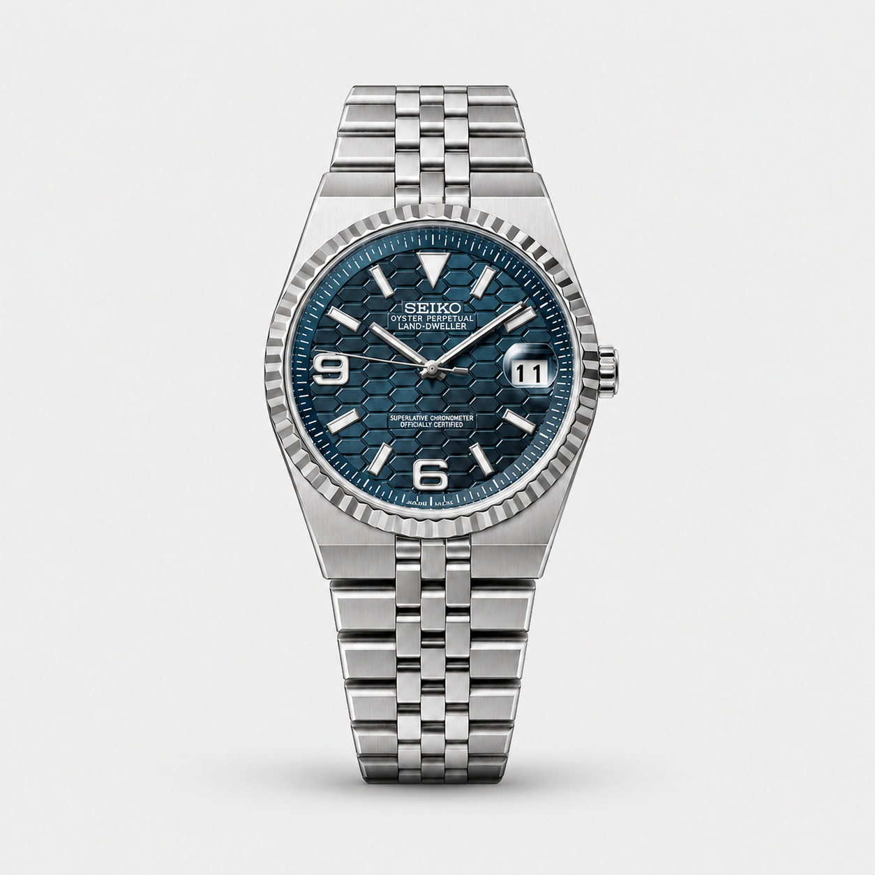 LANDSEIKO BLUE HONEYCOMB JUBILEE