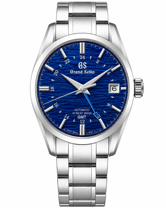 GRANDSEIKO DARK BLUE TEXTUTED GMT