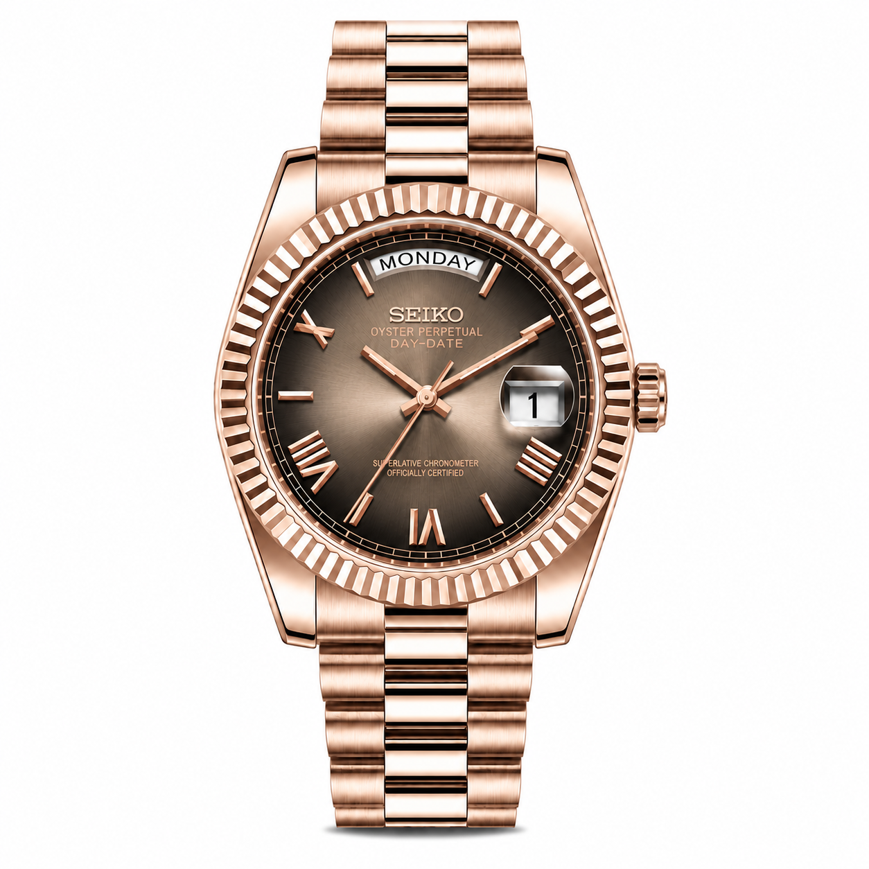 SEIKODATE ROSEGOLD MIDNIGHT OMBRE