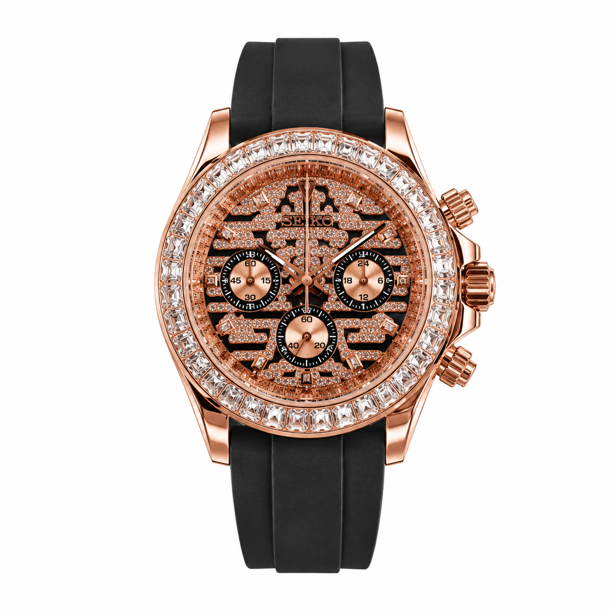 SEITONA ROSEGOLD TIGER COMFORT STRAP - LIMITED EDITION