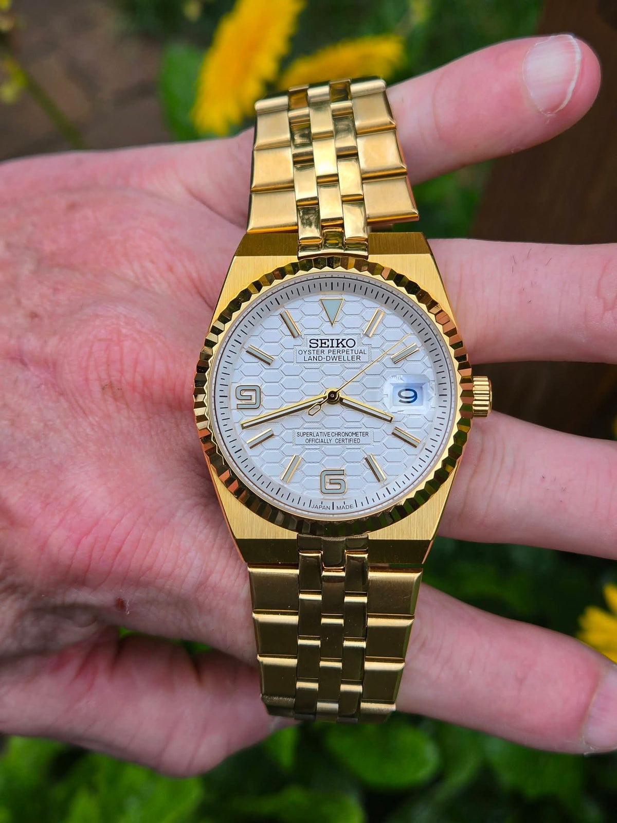 LANDSEIKO GOLD HONEYCOMB JUBILEE