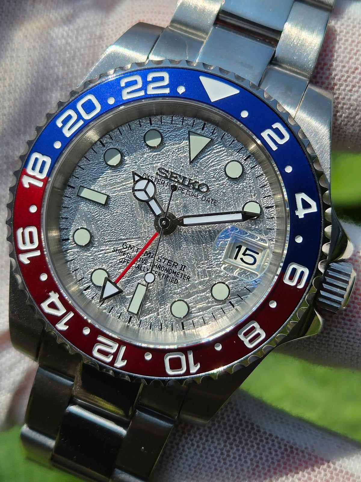 GMTSEIKO PEPSI METEORITE JUBILEE