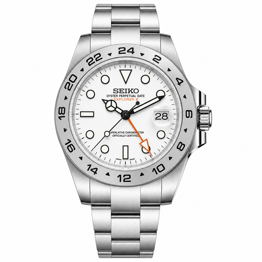 GMTEIKO EXPLORER II WHITE OYSTER