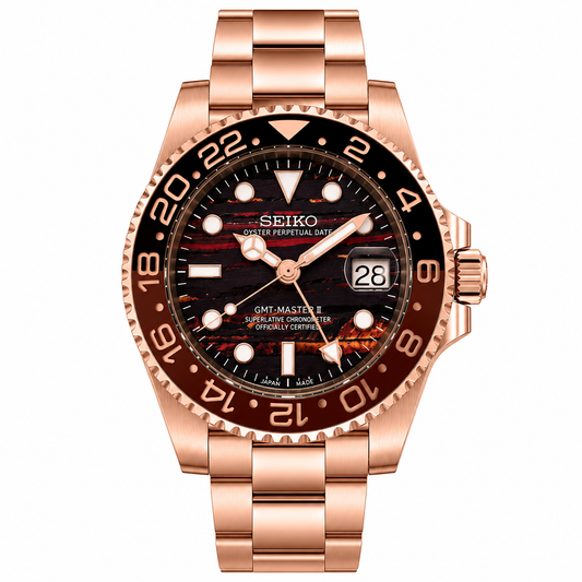 GMTEIKO FULL ROSE GOLD TIGER OYSTER