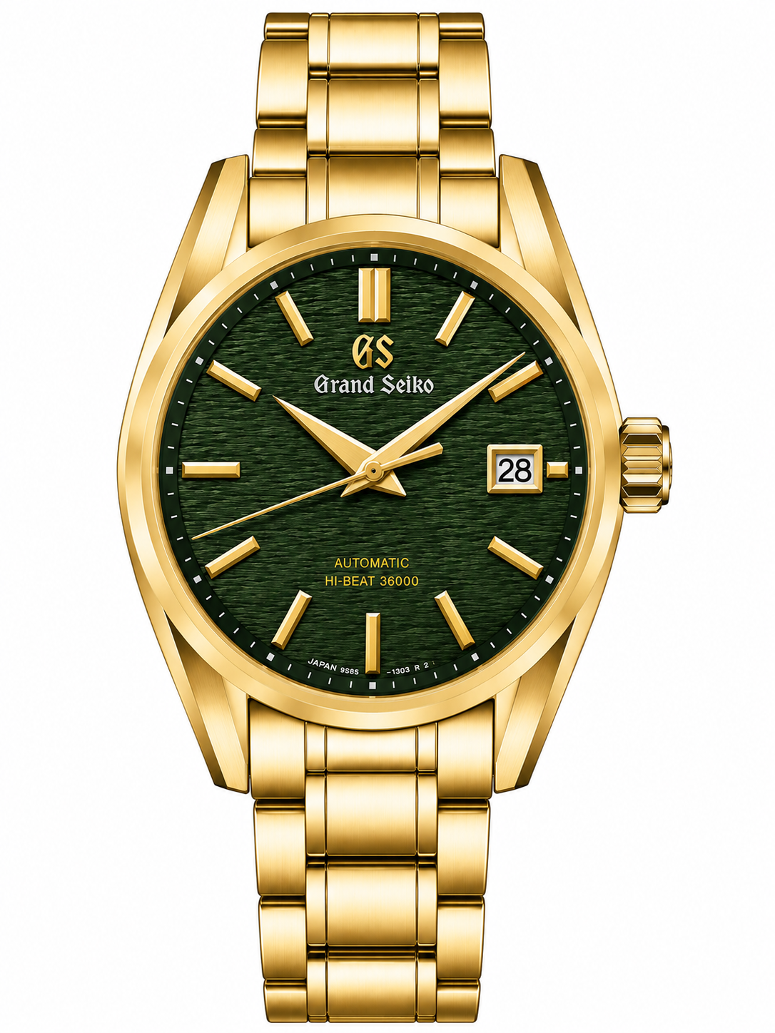 GRANDSEIKO GOLD TEXTURE GREEN DIAL