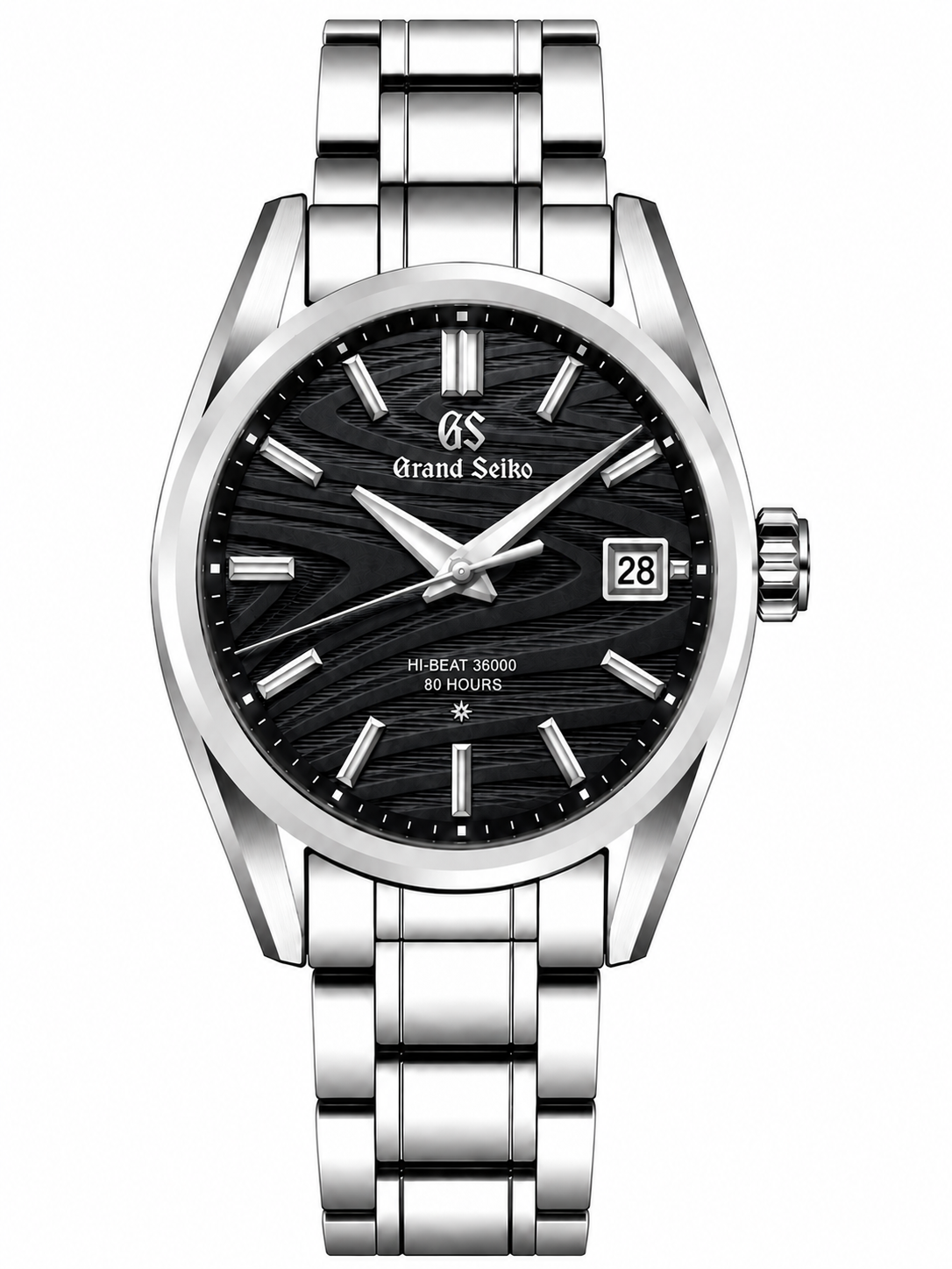 GRANDSEIKO STRIPED BLACK DIAL