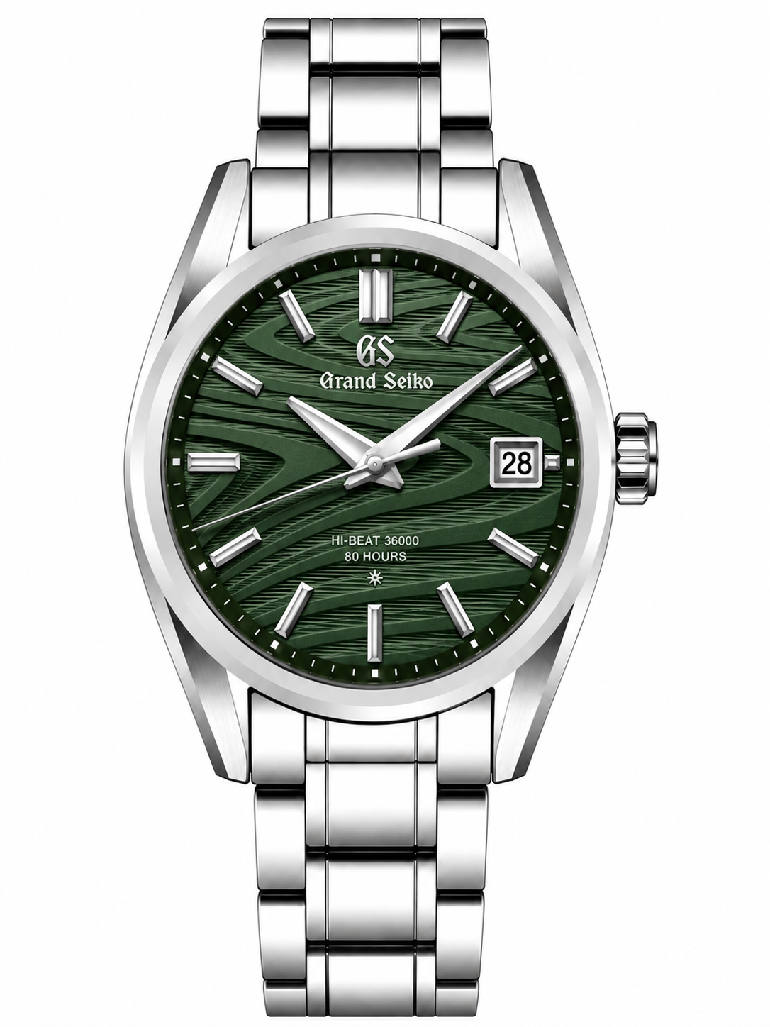 GRANDSEIKO STRIPED GREEN DIAL