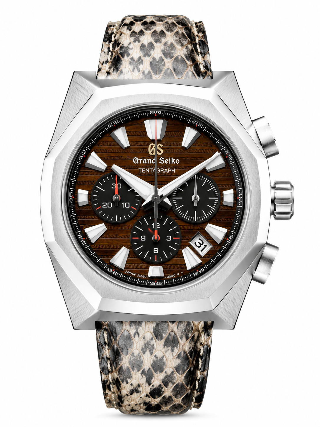 GRANDSEIKO SPORT CHRONOGRAPH BROWN PYTHON STRAP
