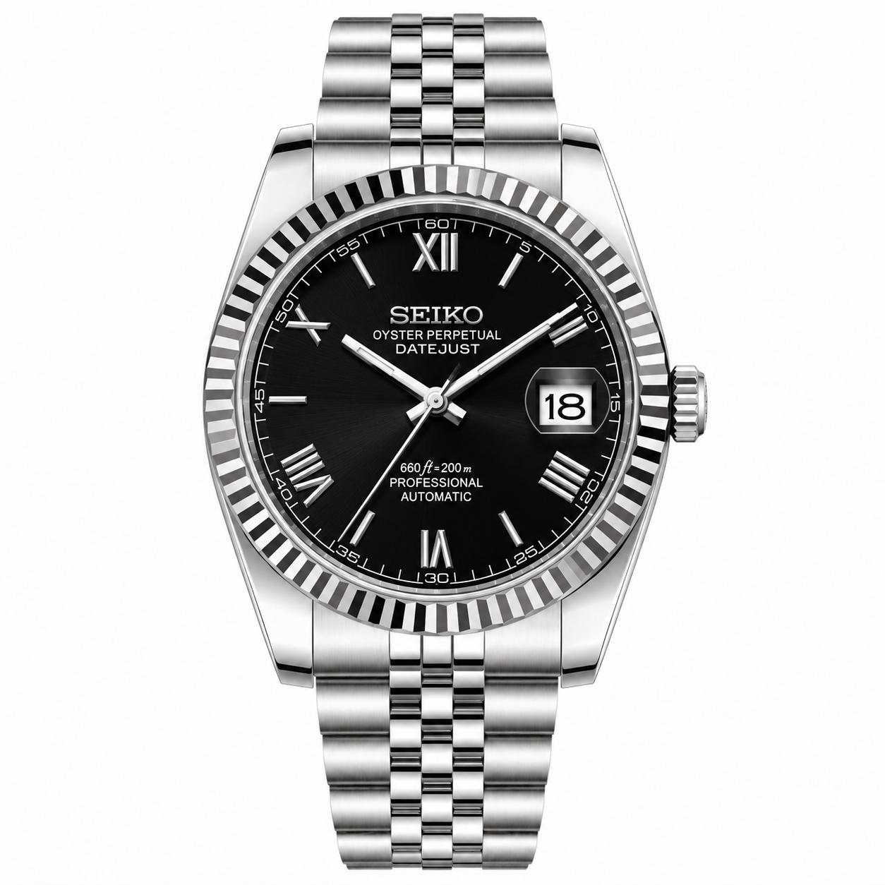 SEIKOJUST BLACK ROMAN
