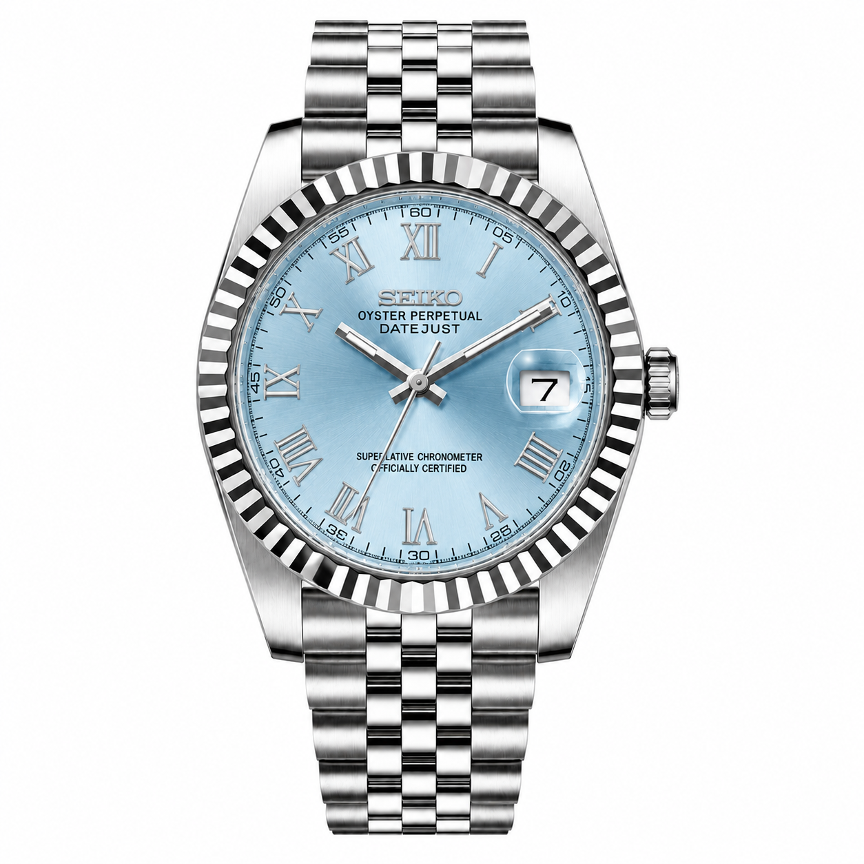 SEIKOJUST ICE BLUE ROMAN