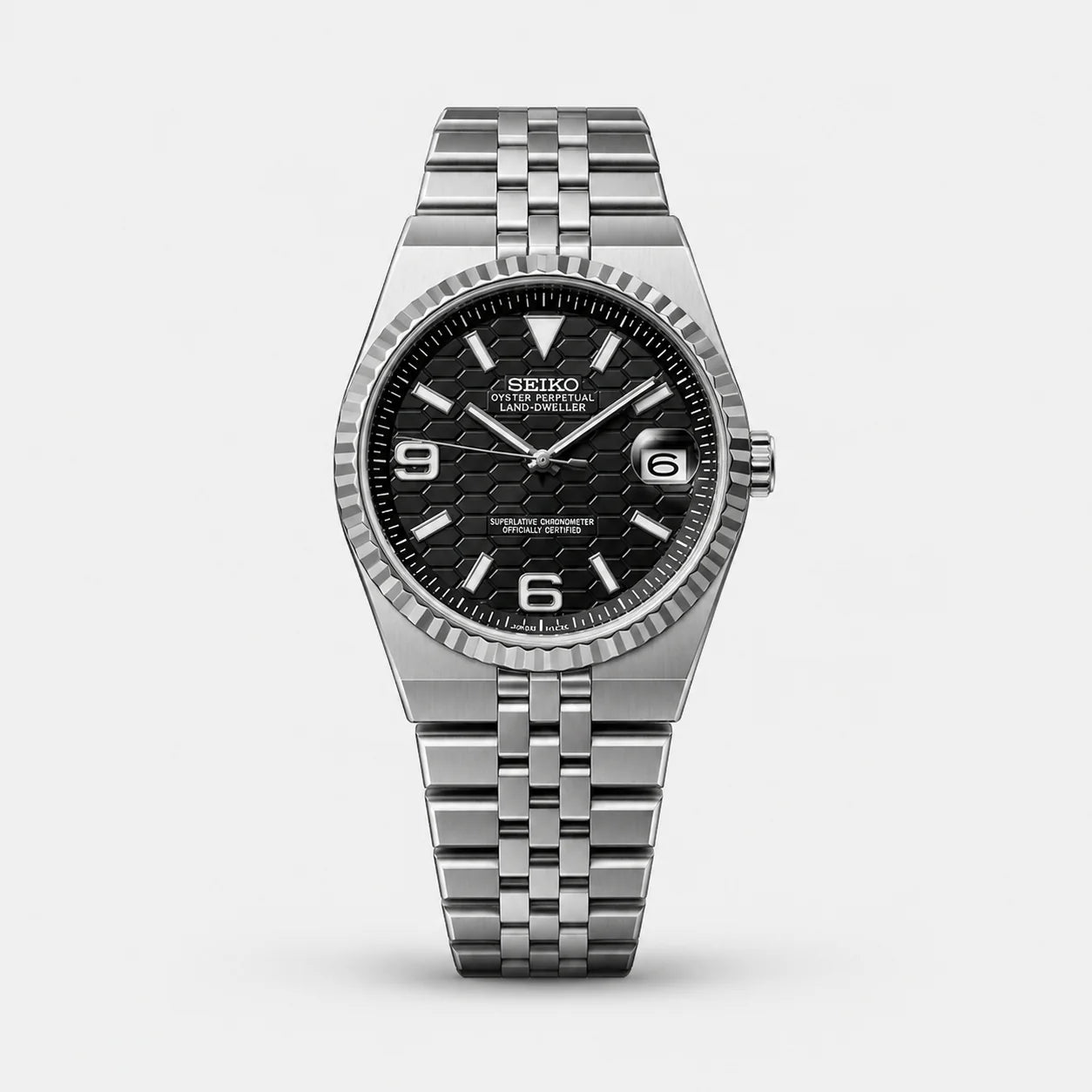 LANDSEIKO BLACK HONEYCOMB JUBILEE