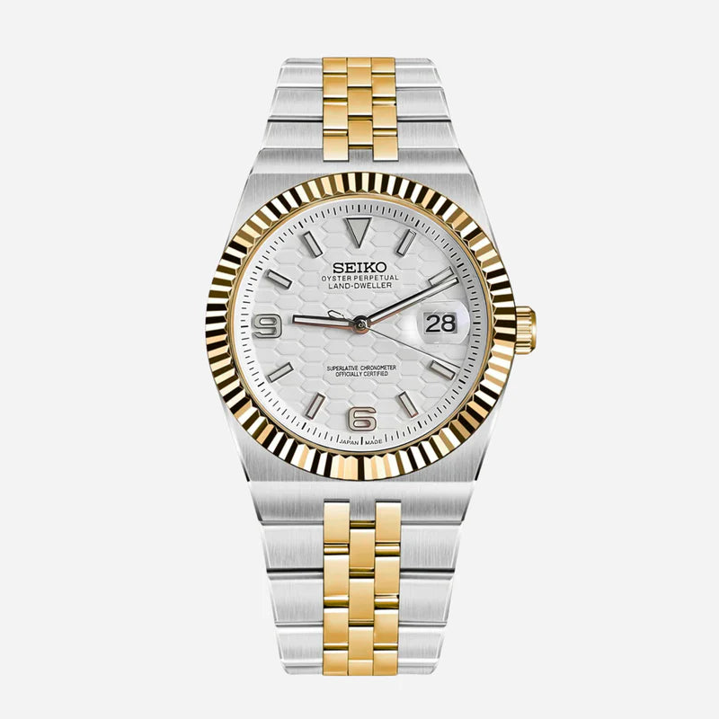 LANDSEIKO TWO-TONE HONEYCOMB JUBILEE