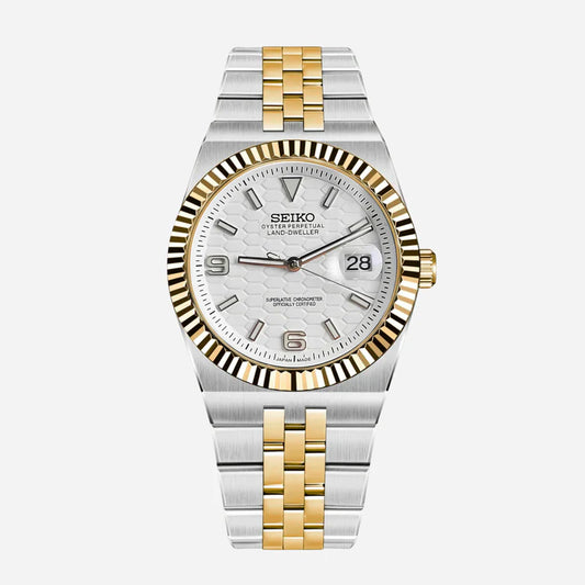 LANDSEIKO TWO-TONE HONEYCOMB JUBILEE