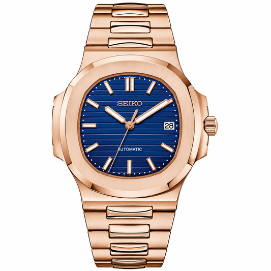NAUTIKO ROSE GOLD BLUE