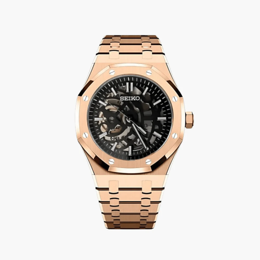 SEIKOAK ROSE GOLD SKELETON