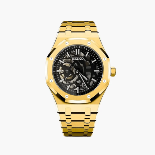 SEIKOAK YELLOW GOLD SKELETON