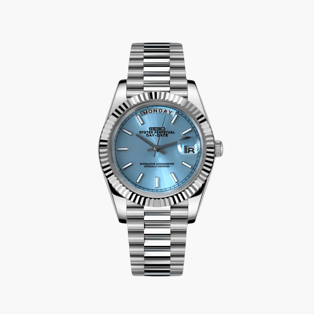 SEIKODATE ICE BLUE DIAL