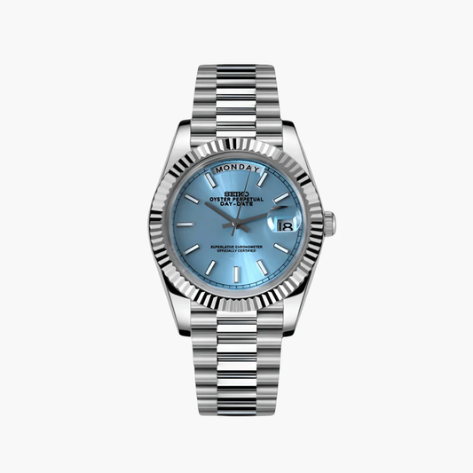 SEIKODATE ICE BLUE DIAL