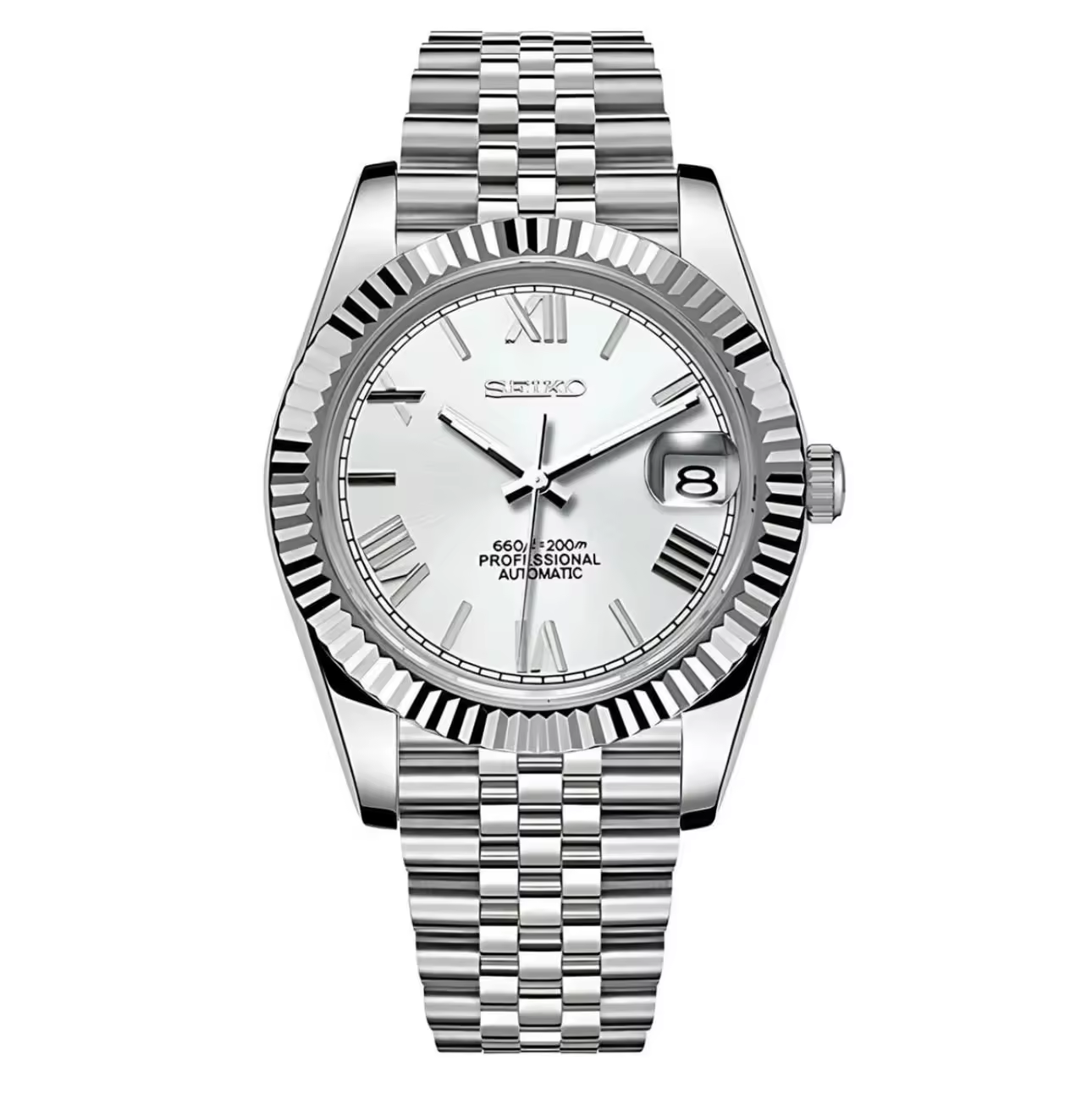 SEIKOJUST WHITE ROMAN