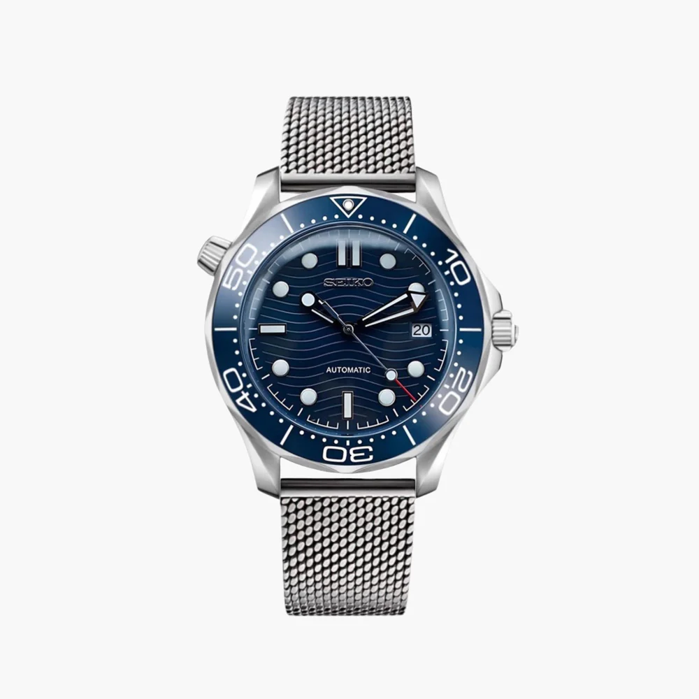 SEIKOMASTER BLUE WAVE MESH