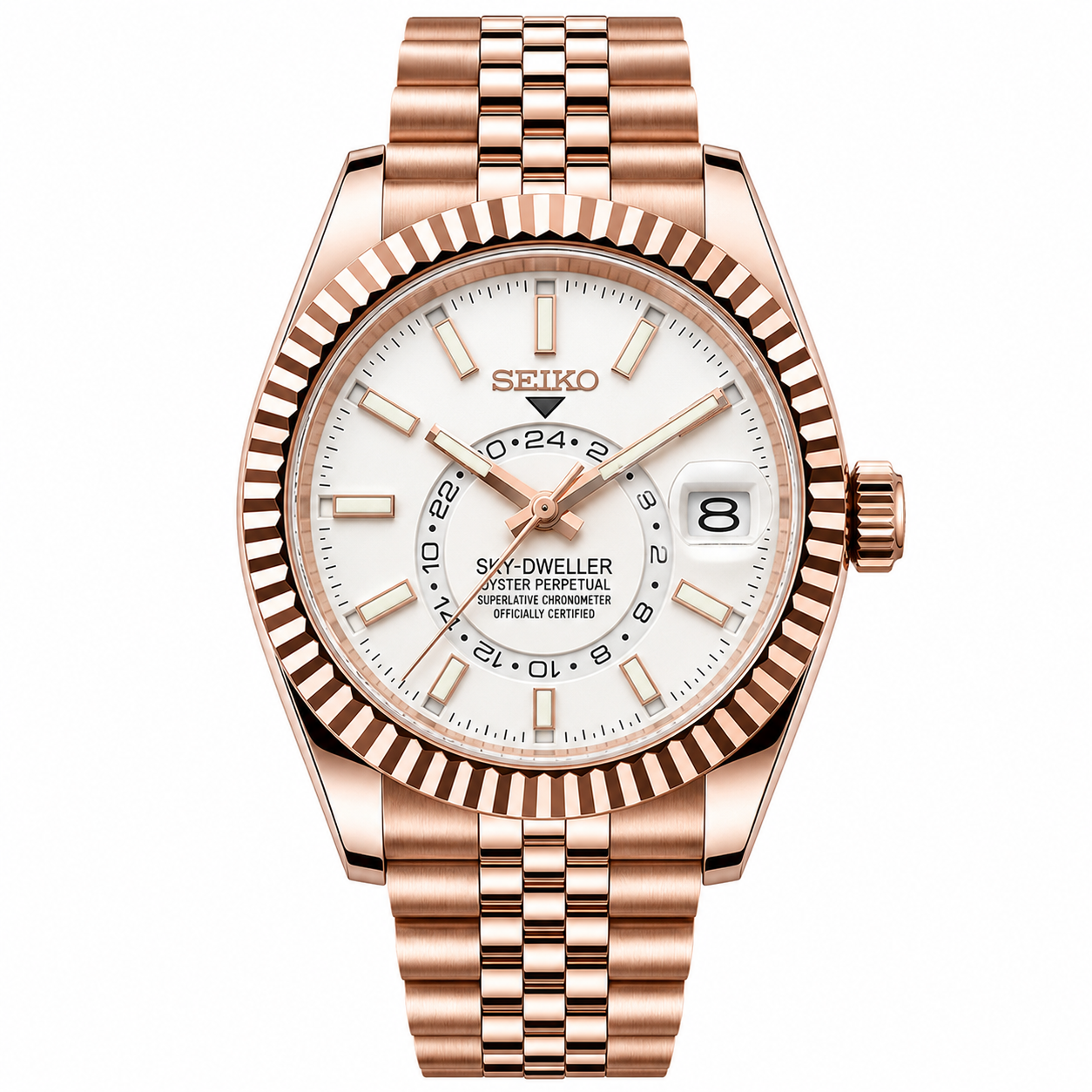 SEIKODWELLER ROSEGOLD JUBILEE