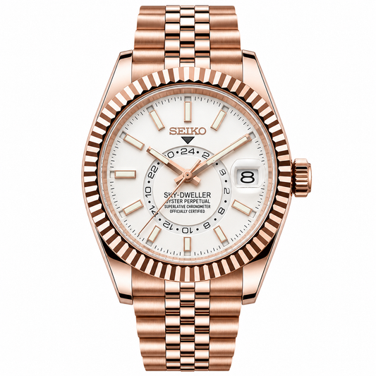 SEIKODWELLER ROSEGOLD JUBILEE