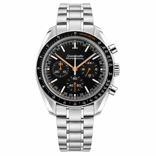SPEEDSEIKO BLACK ORANGE ACCENTS