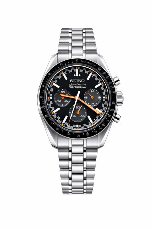 SPEEDSEIKO BLACK ORANGE ACCENTS