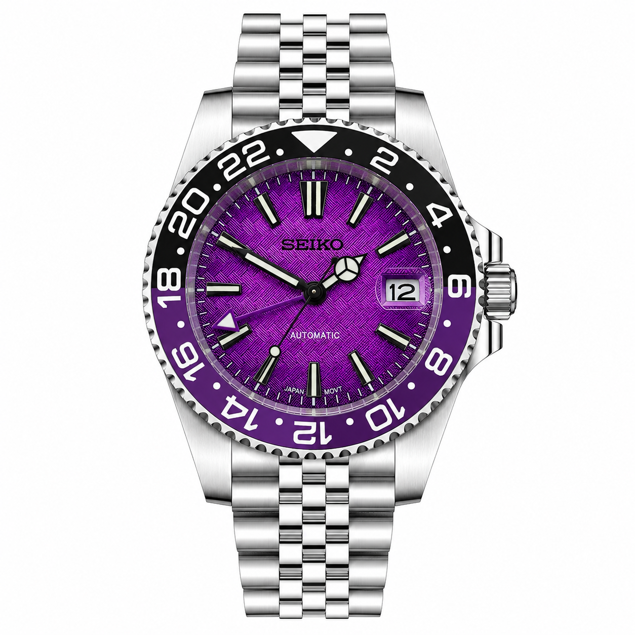 GMTSEIKO TEXTURED PURPLE JOKER