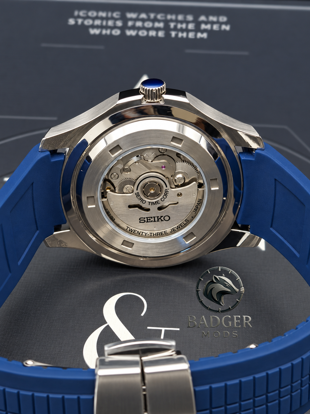 SEIKONAUT BLUE COMFORTFLEX AUTOMATIC