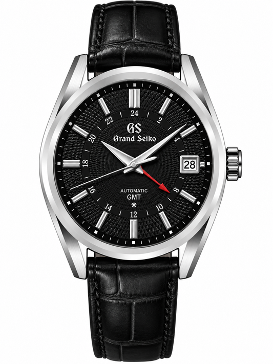 GRANDSEIKO GMT BLACK TEXTURED DIAL
