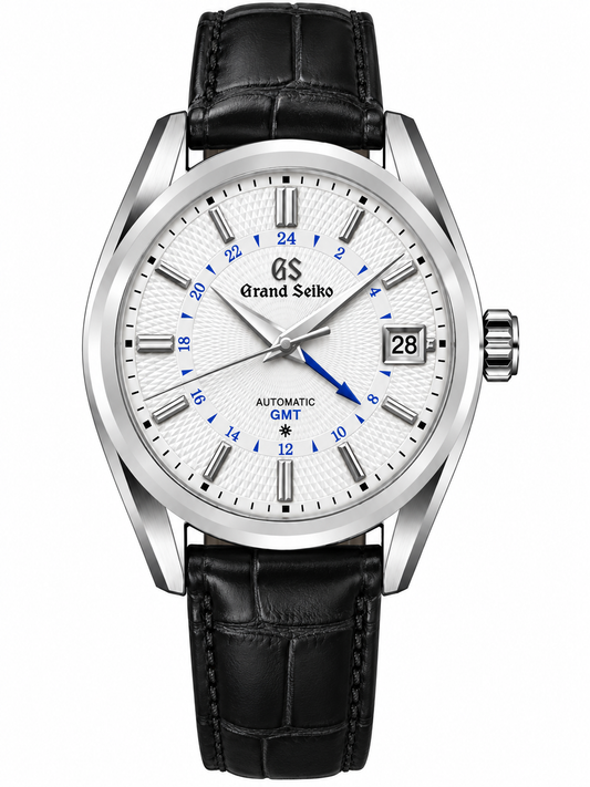 GRANDSEIKO GMT TEXTURED WHITE TEXTURED DIAL