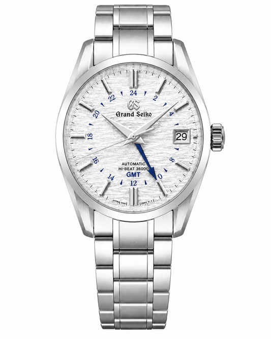 GRANDSEIKO SILVER TEXTURED GMT