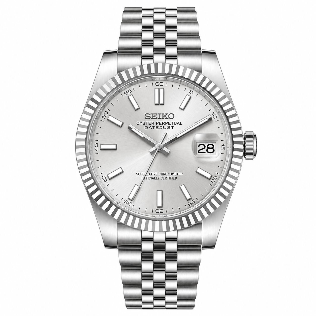 SEIKOJUST SILVER STICK DIAL