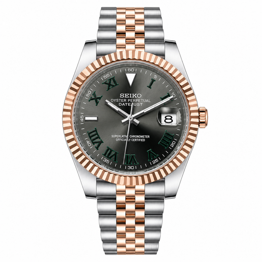 SEIKOJUST TWOTONE ROSEGOLD WIMBLEDON